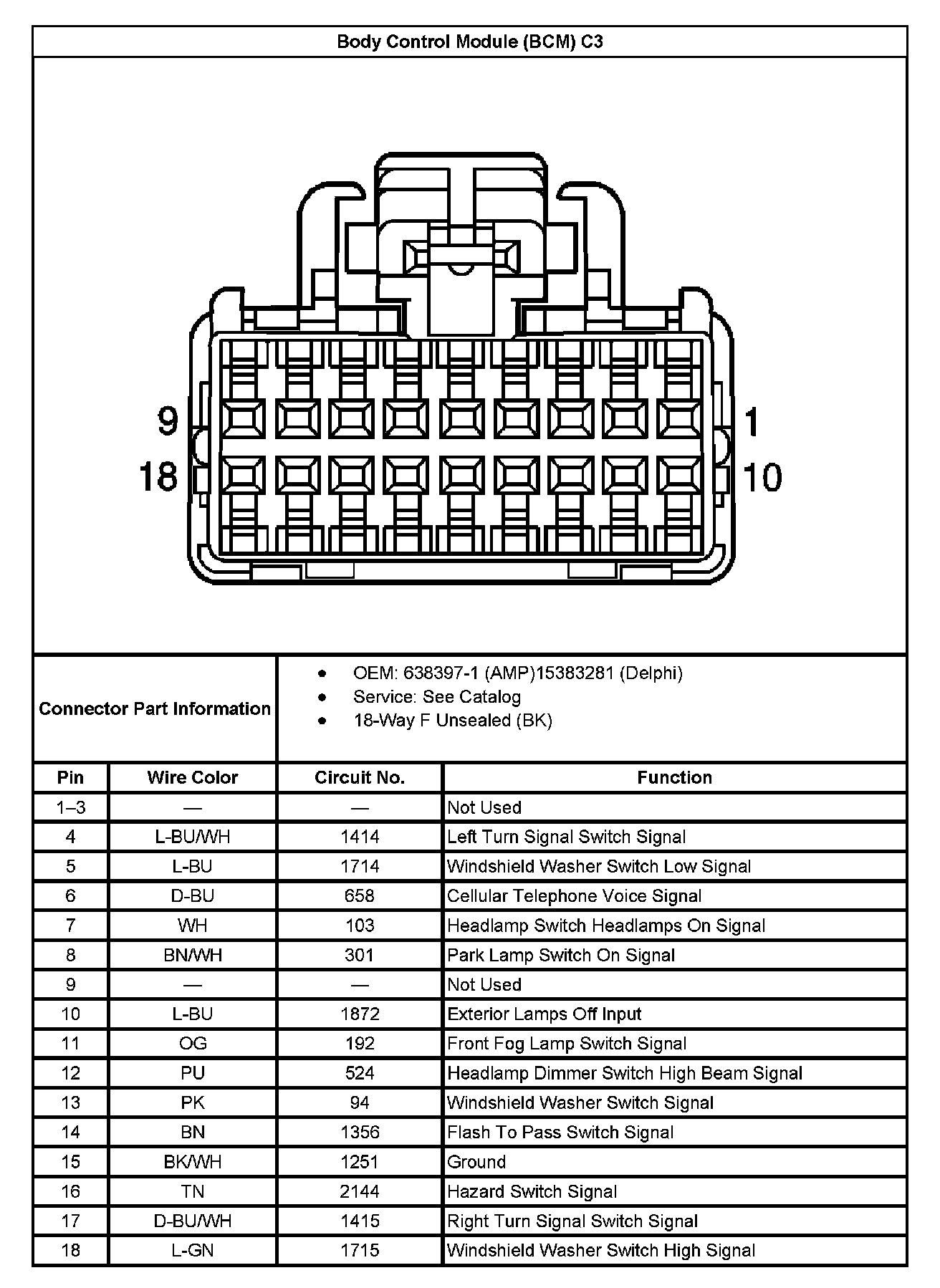 Factory service manual diagram