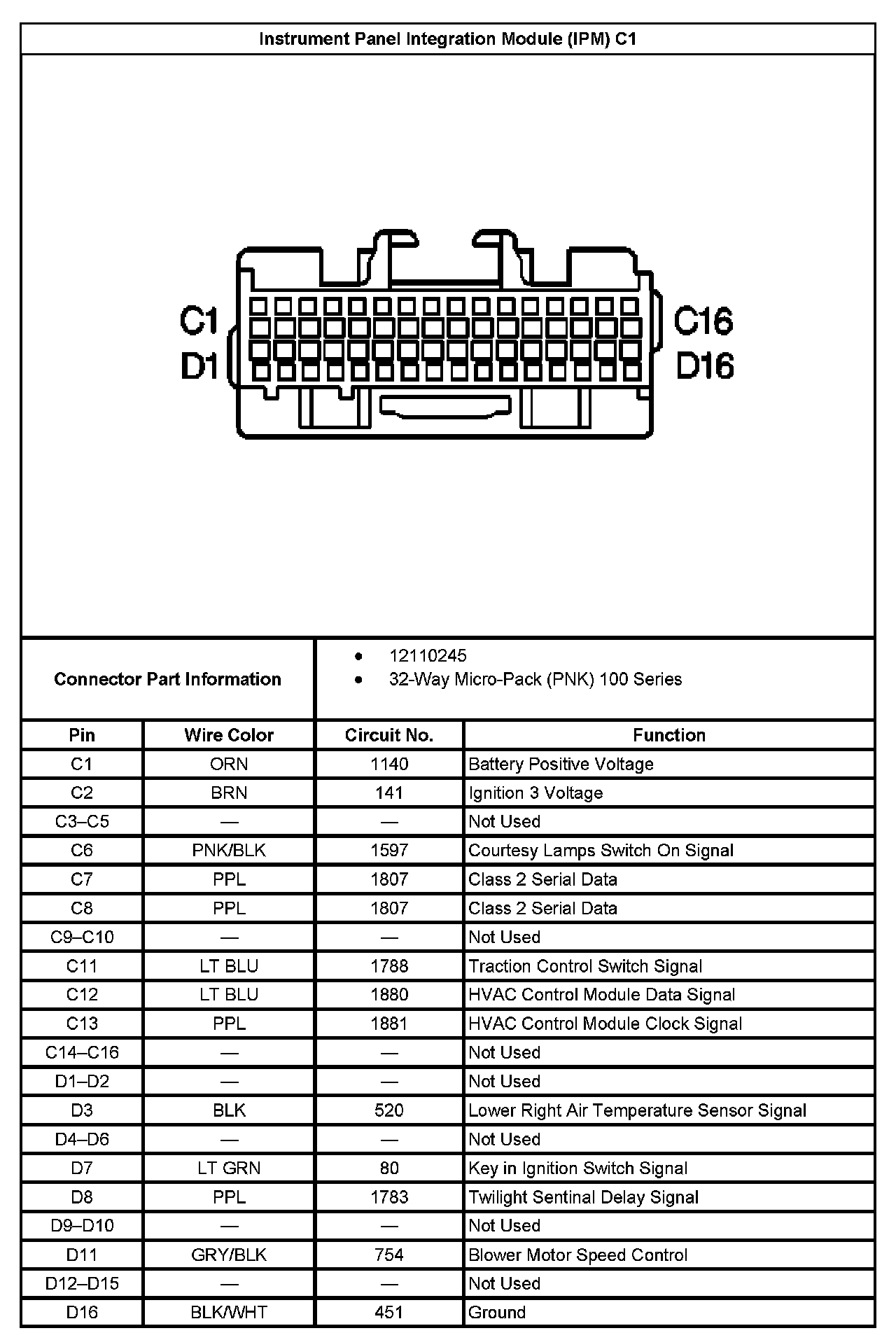 Factory service manual diagram