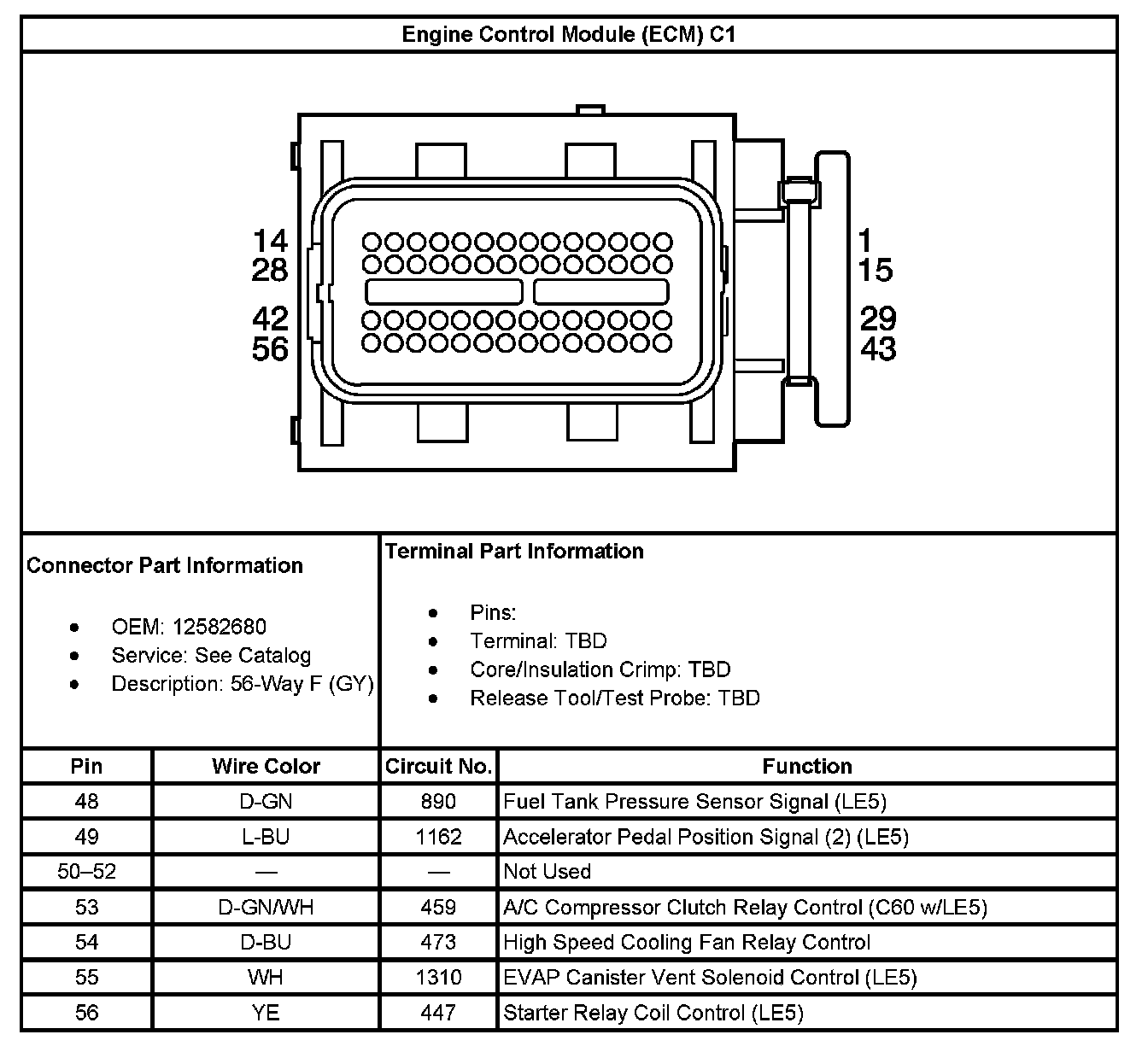 Factory service manual diagram