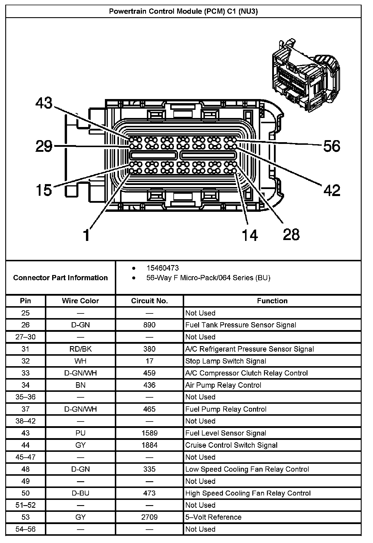 Factory service manual diagram