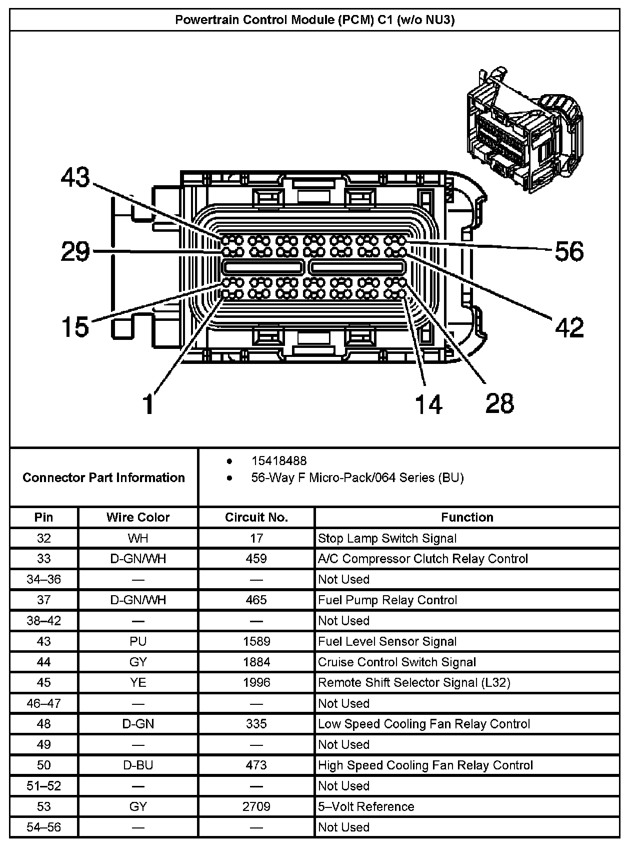 Factory service manual diagram