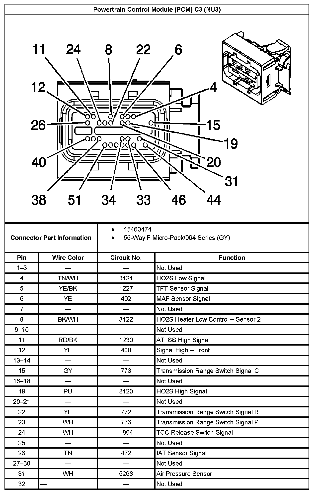 Factory service manual diagram