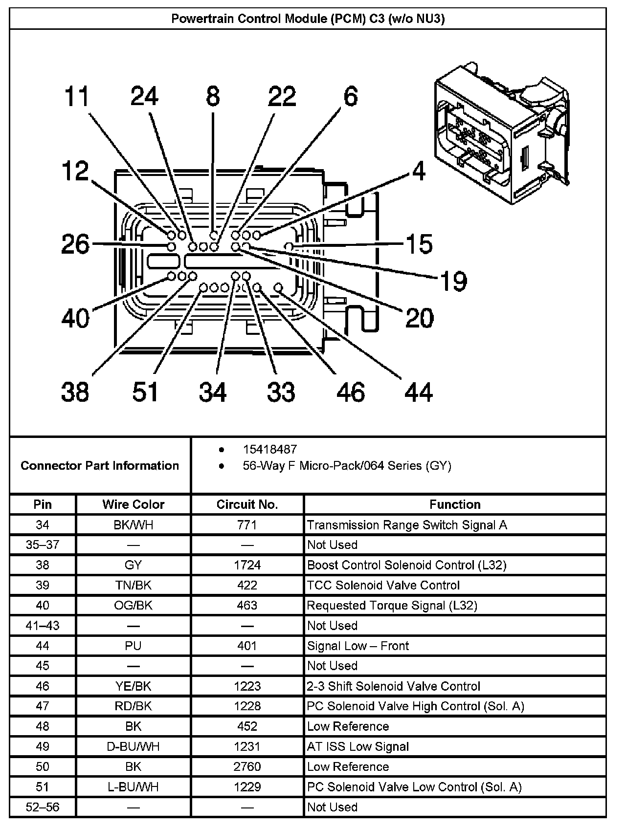 Factory service manual diagram