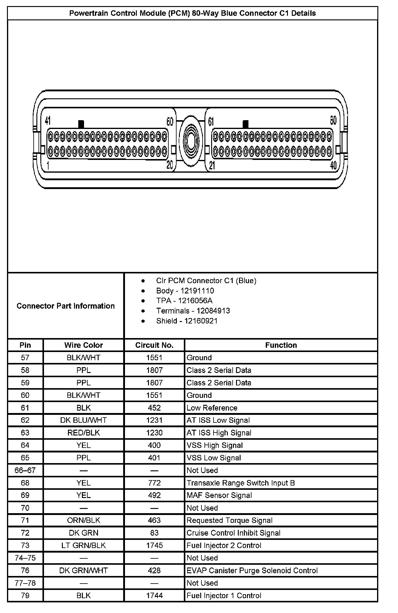 Factory service manual diagram