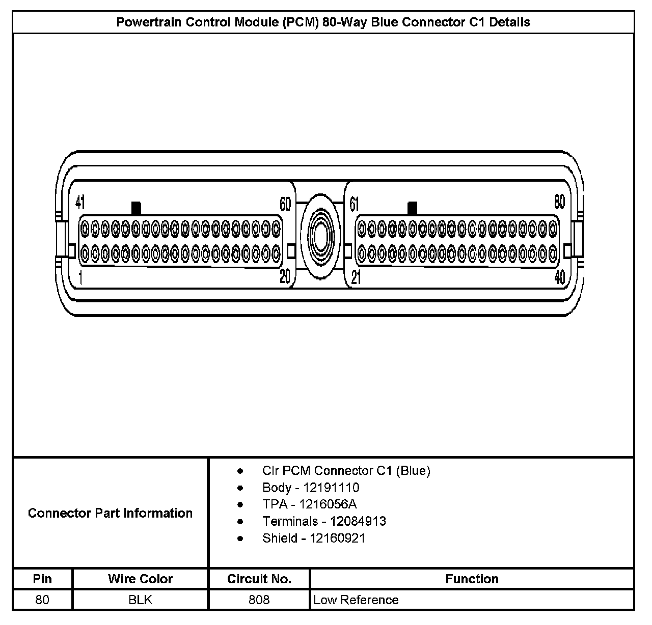 Factory service manual diagram