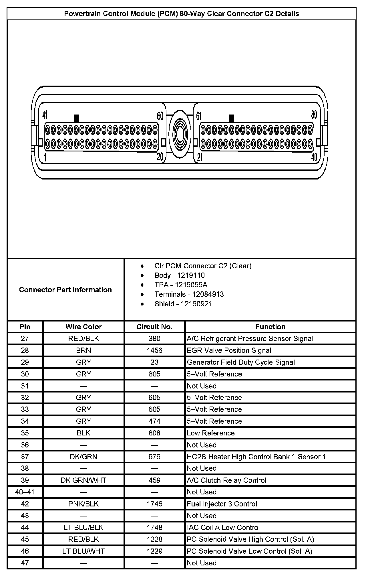Factory service manual diagram