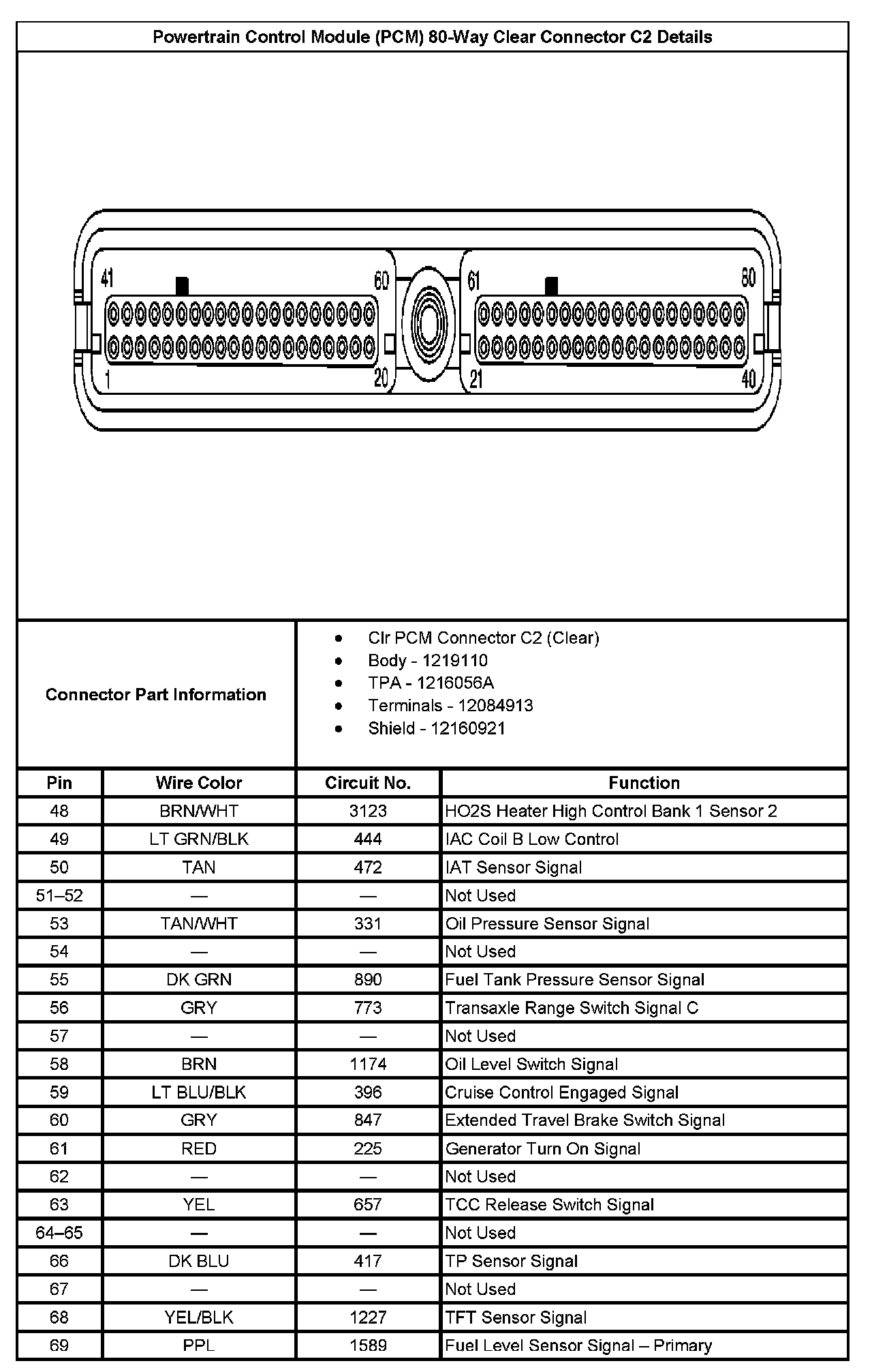 Factory service manual diagram