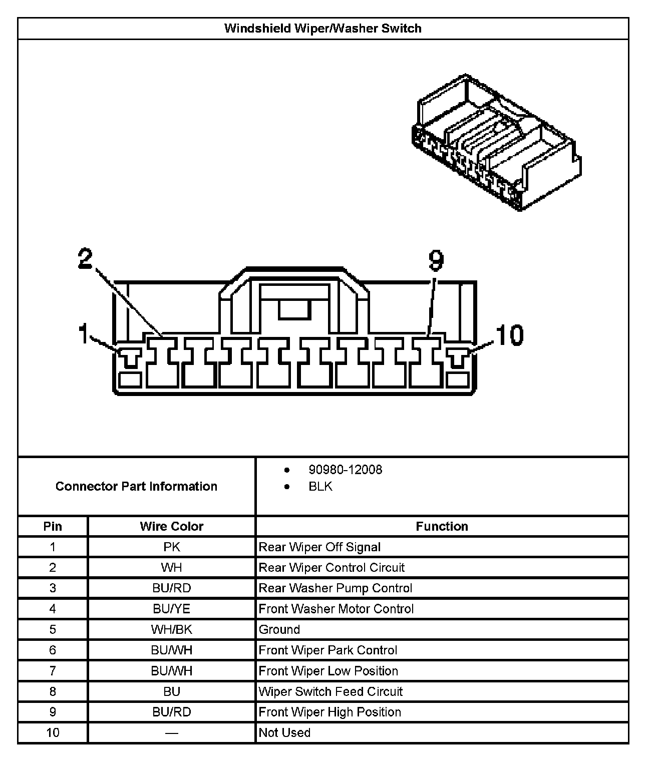 Factory service manual diagram