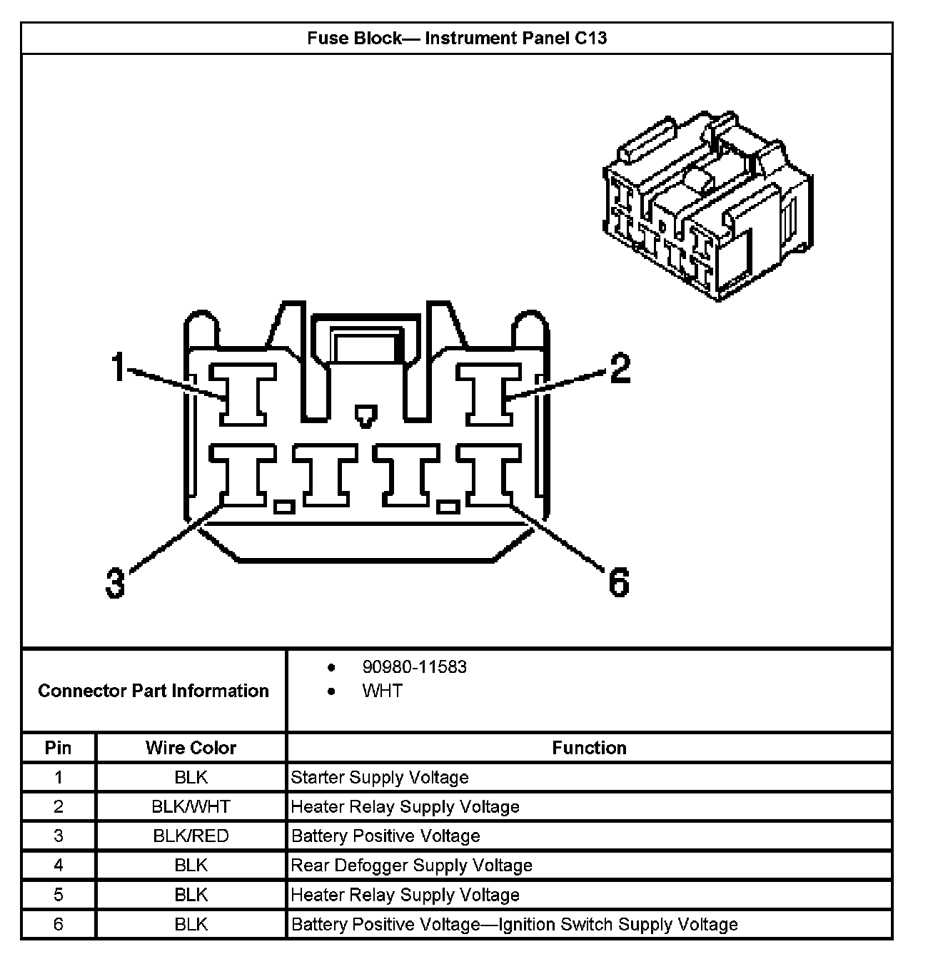 Factory service manual diagram