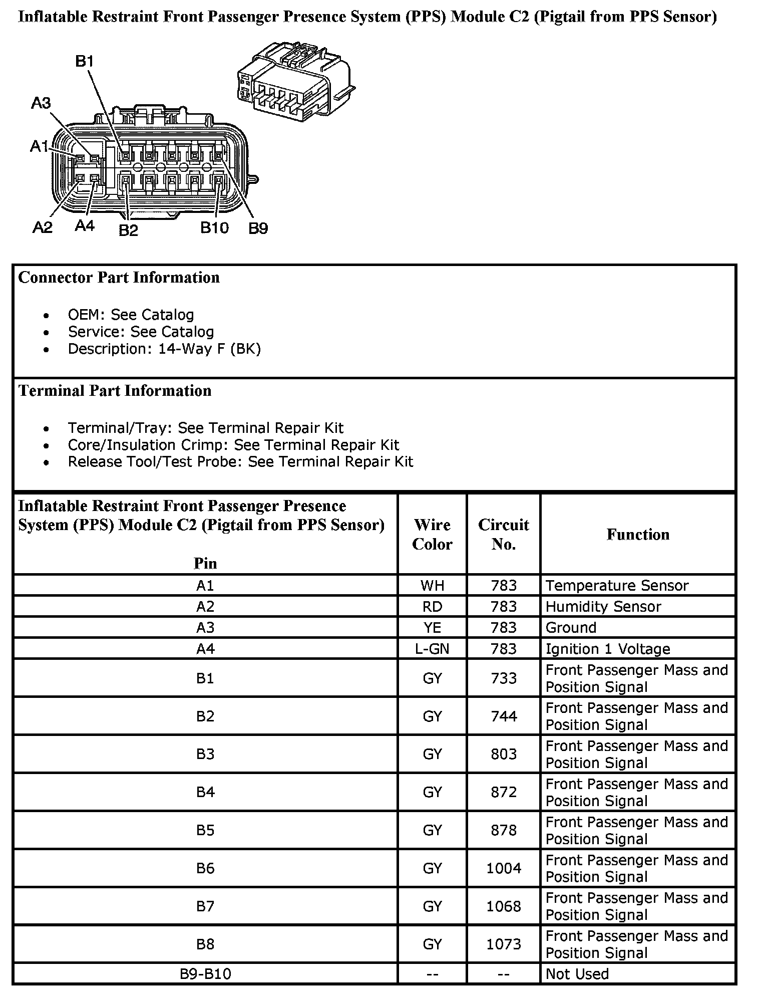 Factory service manual diagram