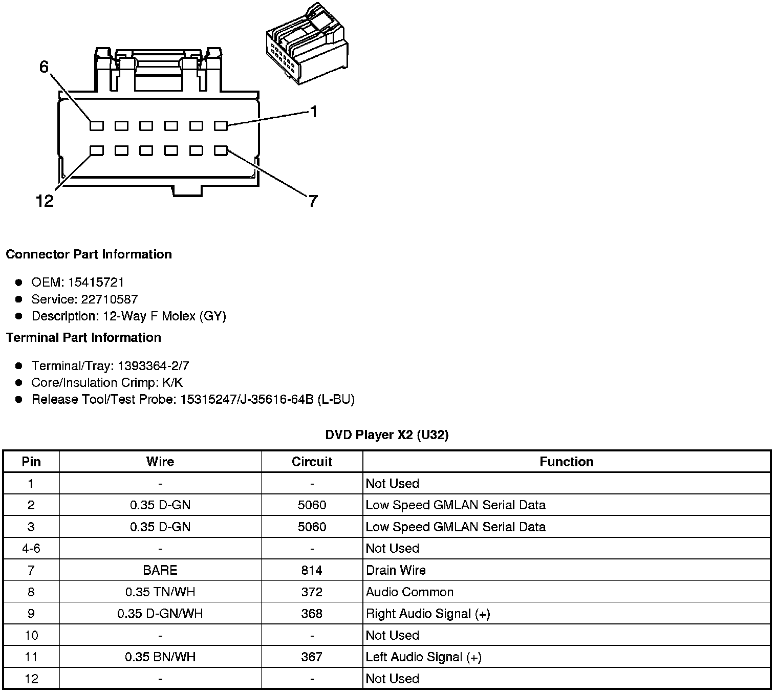 Factory service manual diagram