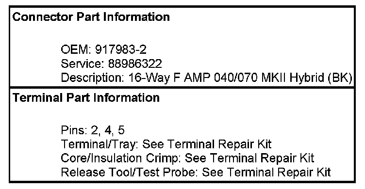 Factory service manual diagram