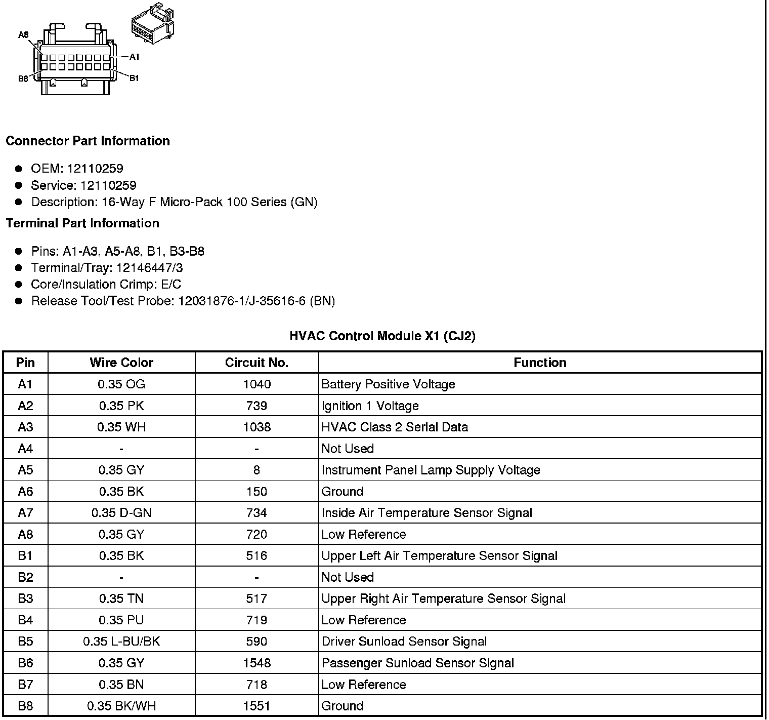 Factory service manual diagram