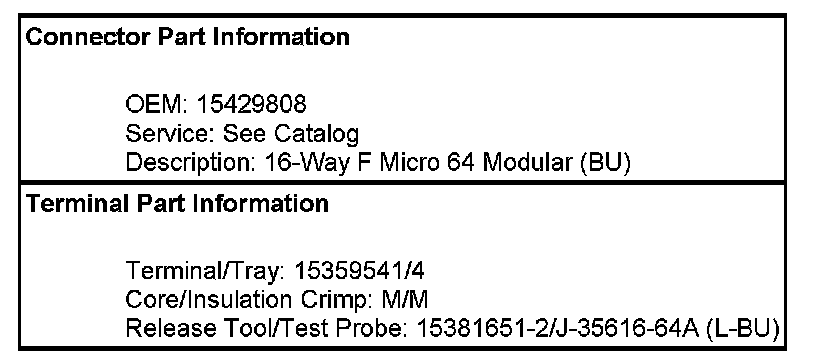 Factory service manual diagram