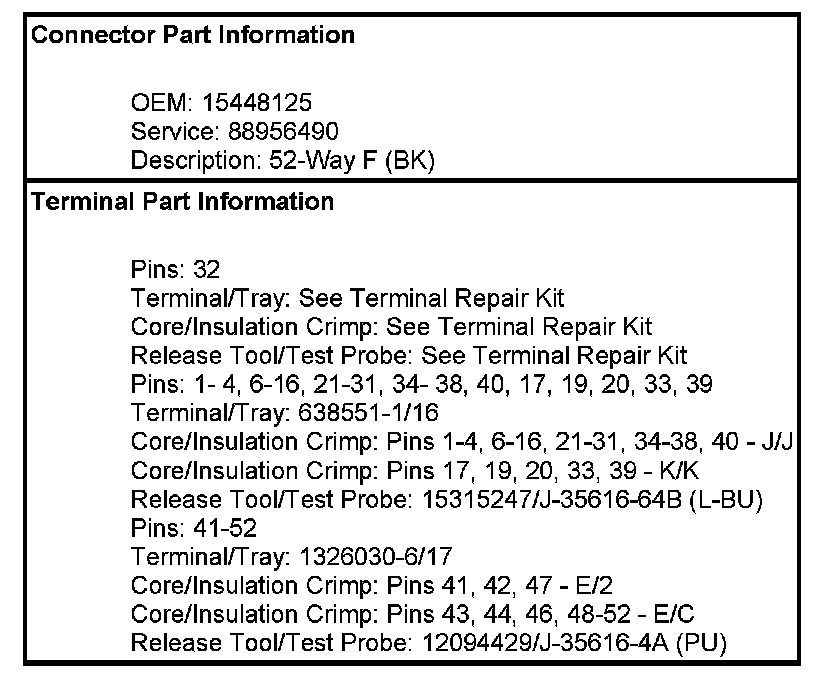 Factory service manual diagram