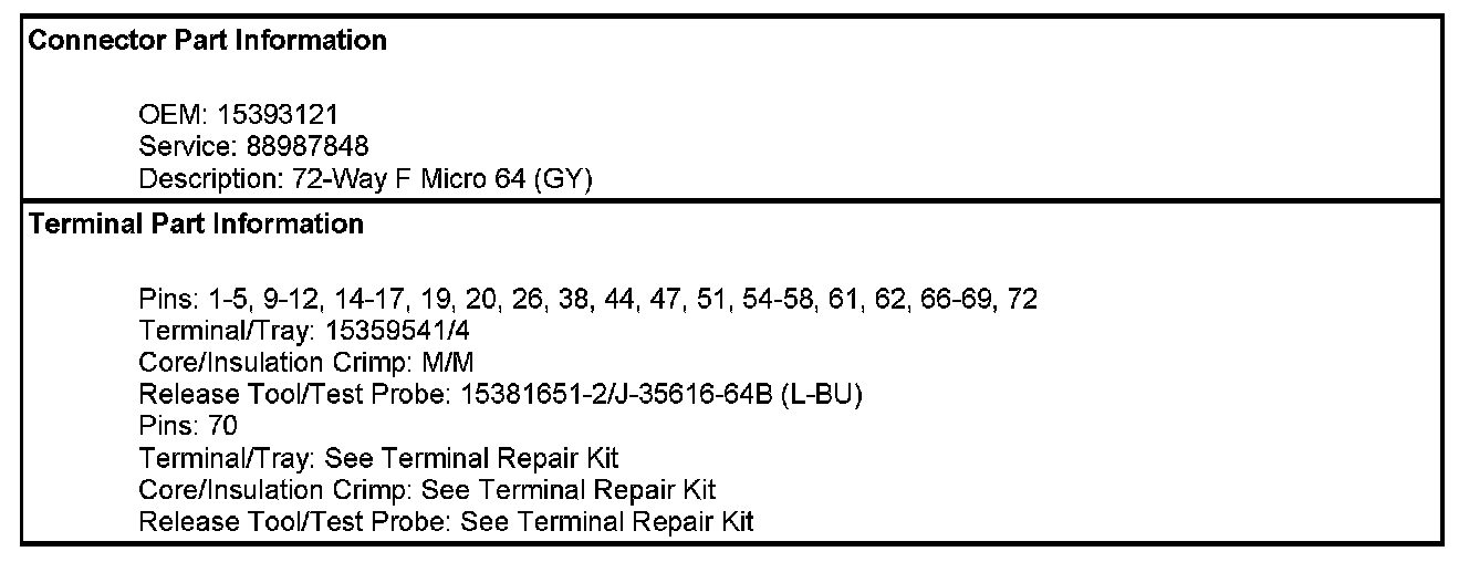 Factory service manual diagram