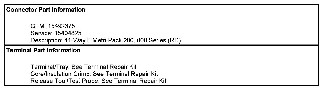Factory service manual diagram