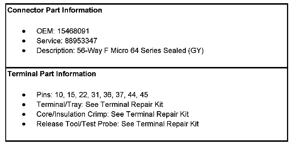 Factory service manual diagram