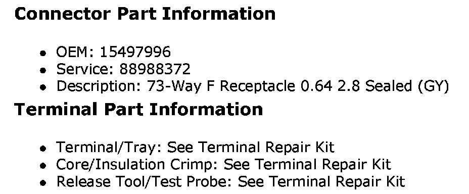 Factory service manual diagram