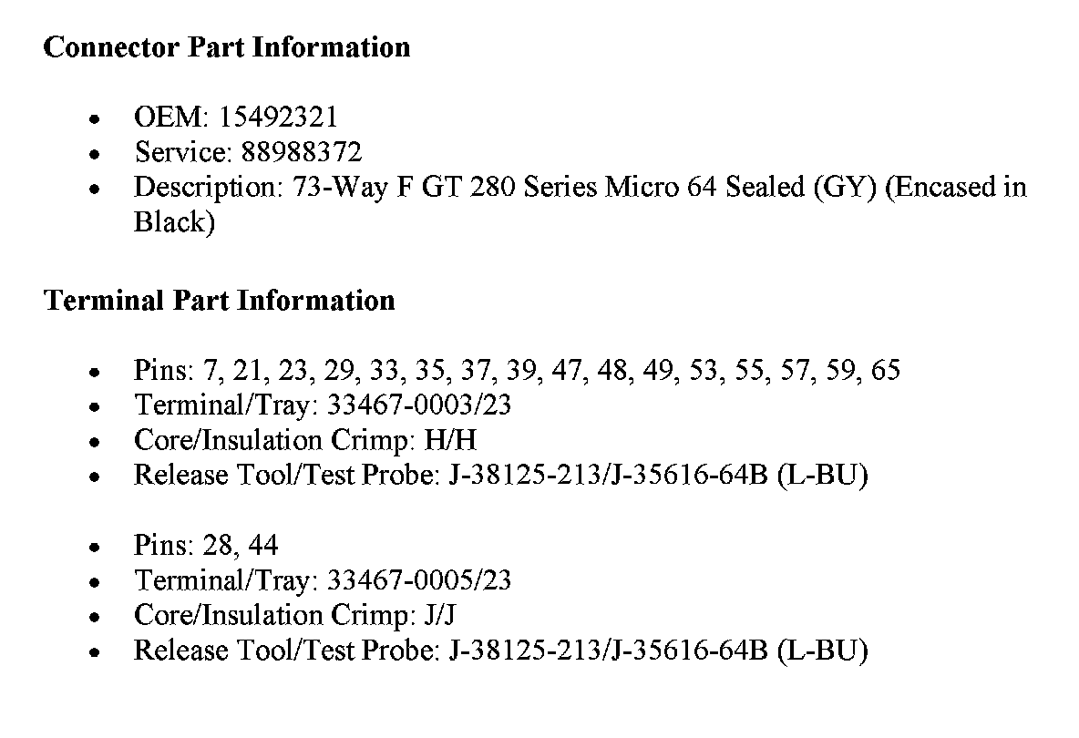 Factory service manual diagram