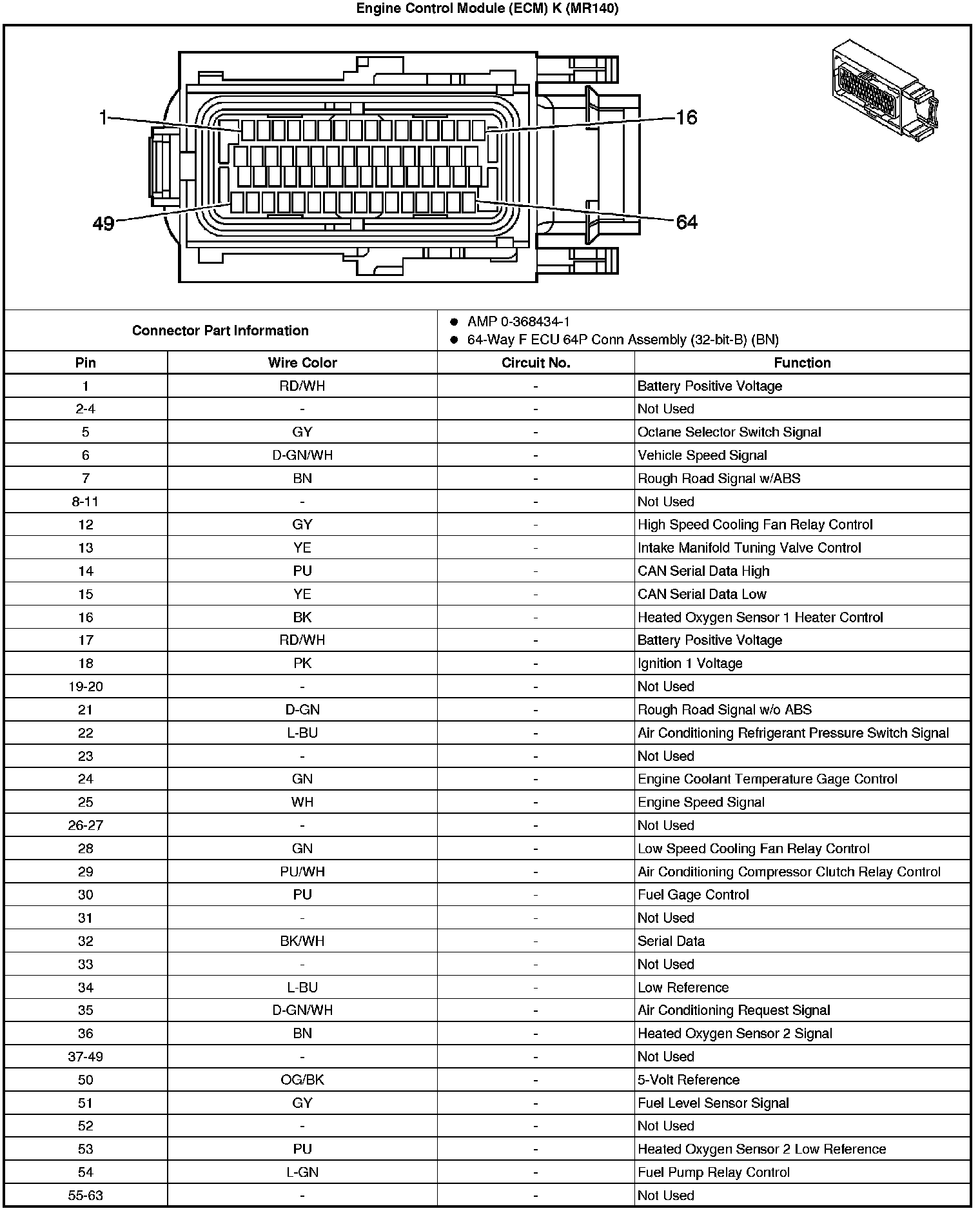 Factory service manual diagram