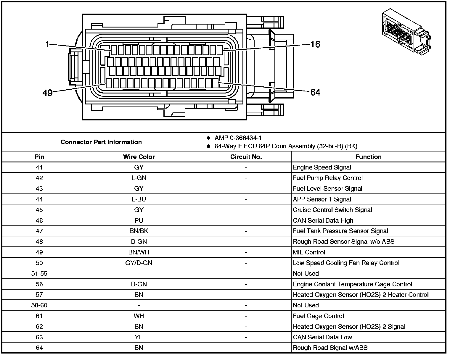 Factory service manual diagram