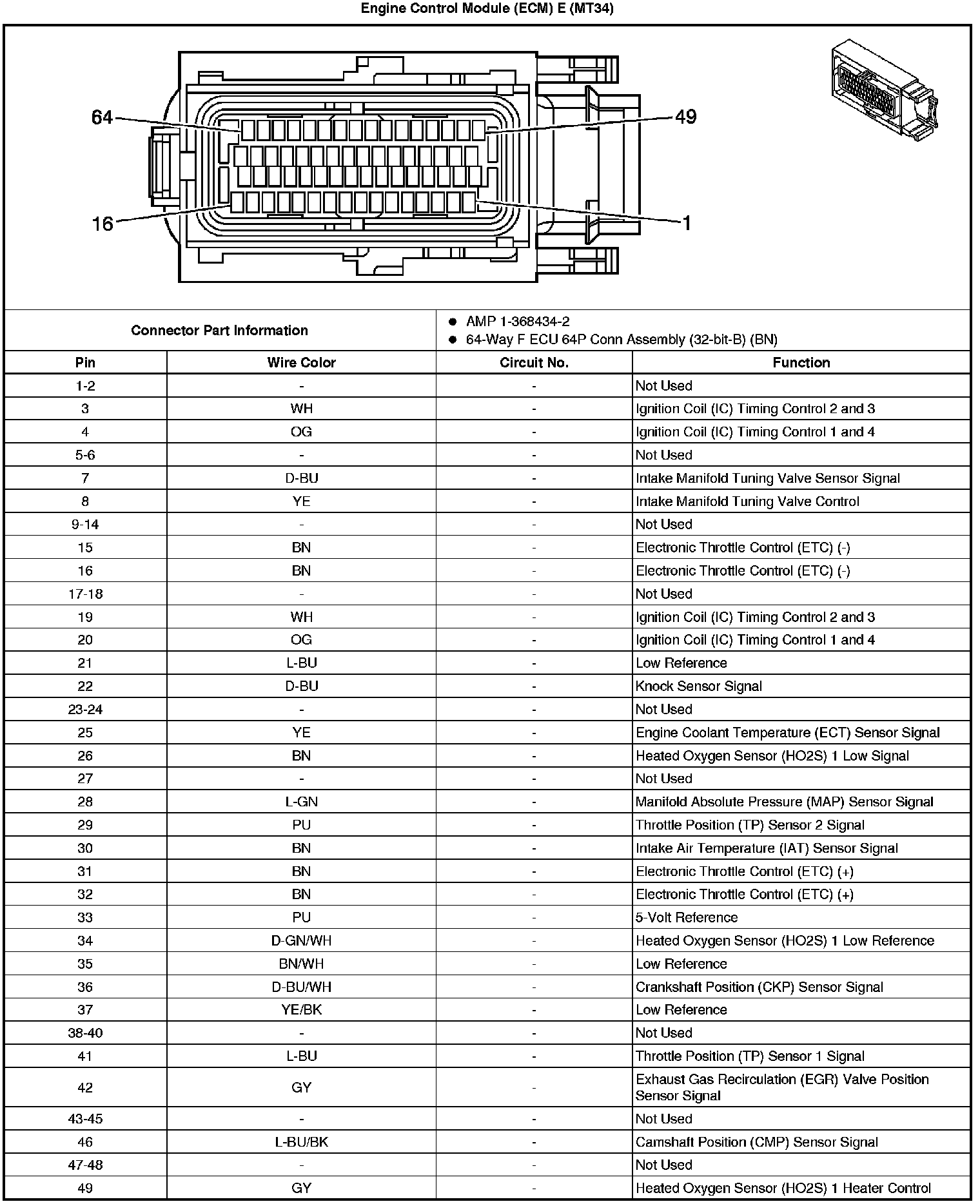 Factory service manual diagram