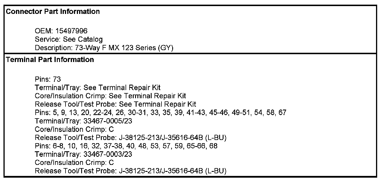 Factory service manual diagram