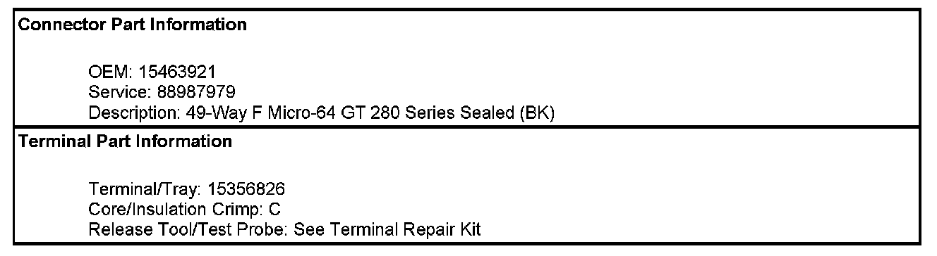 Factory service manual diagram