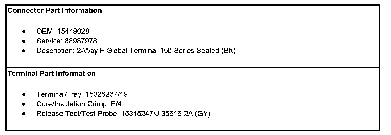 Factory service manual diagram