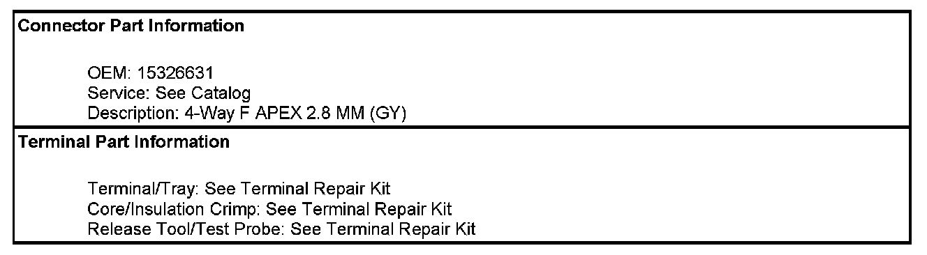 Factory service manual diagram