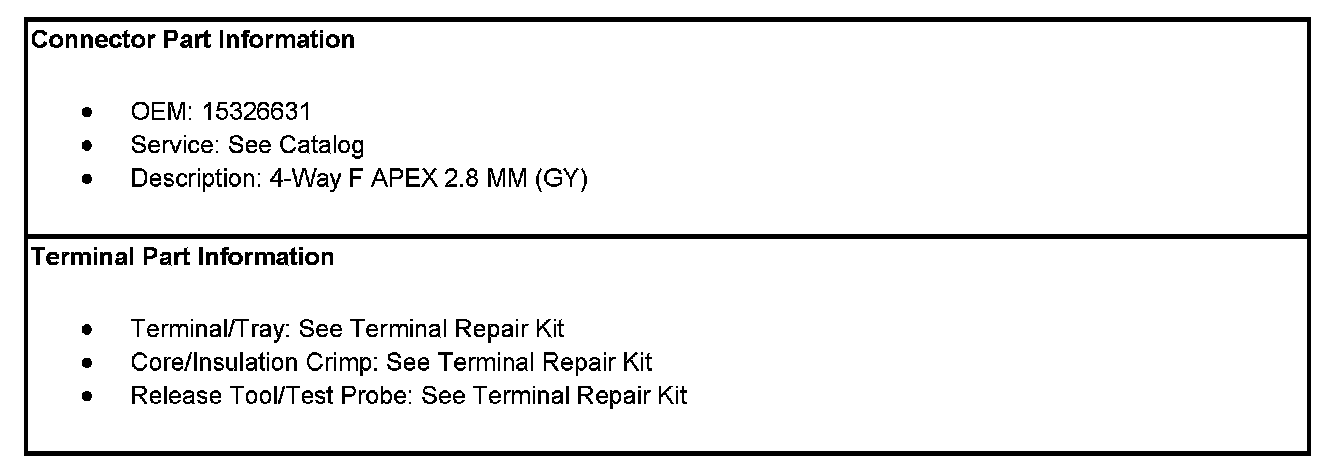 Factory service manual diagram