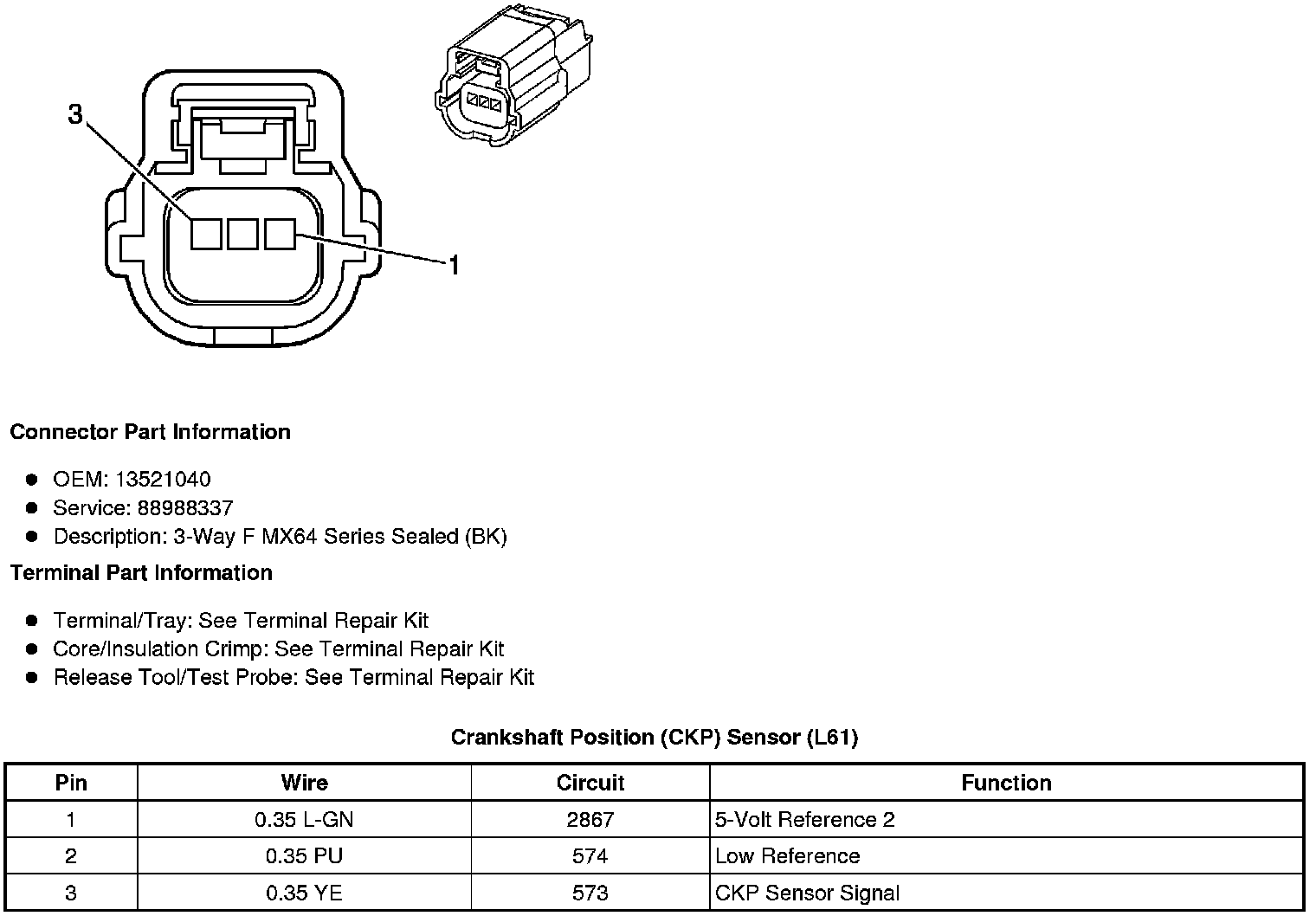 Factory service manual diagram