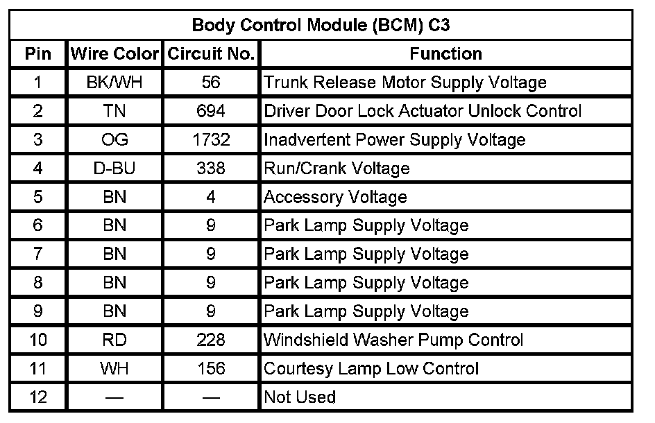 Factory service manual diagram