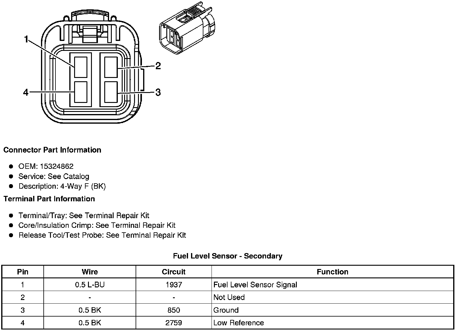 Factory service manual diagram