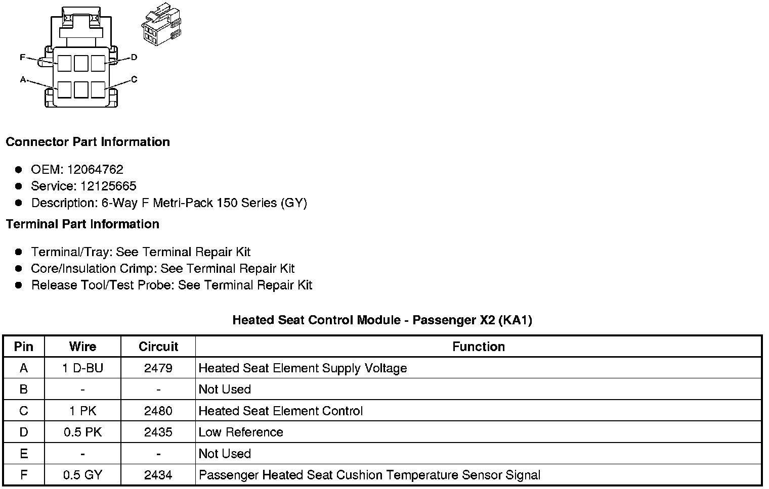 Factory service manual diagram