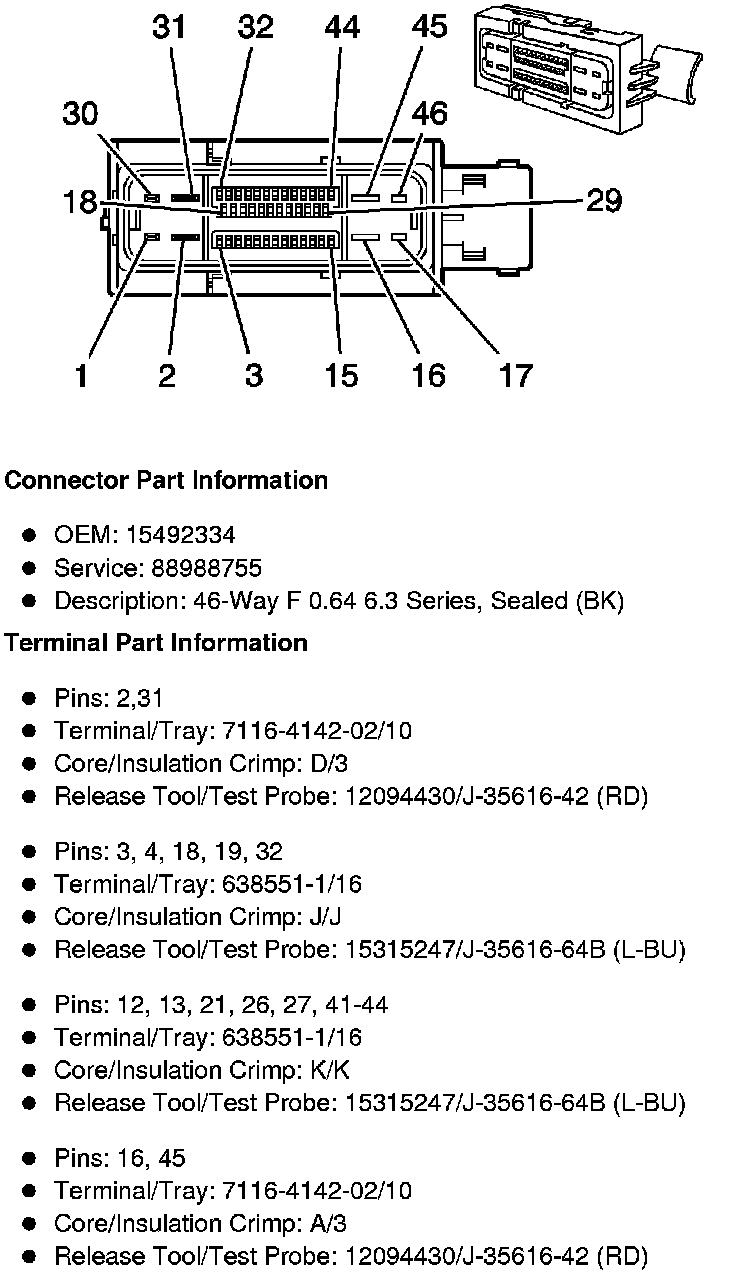 Factory service manual diagram