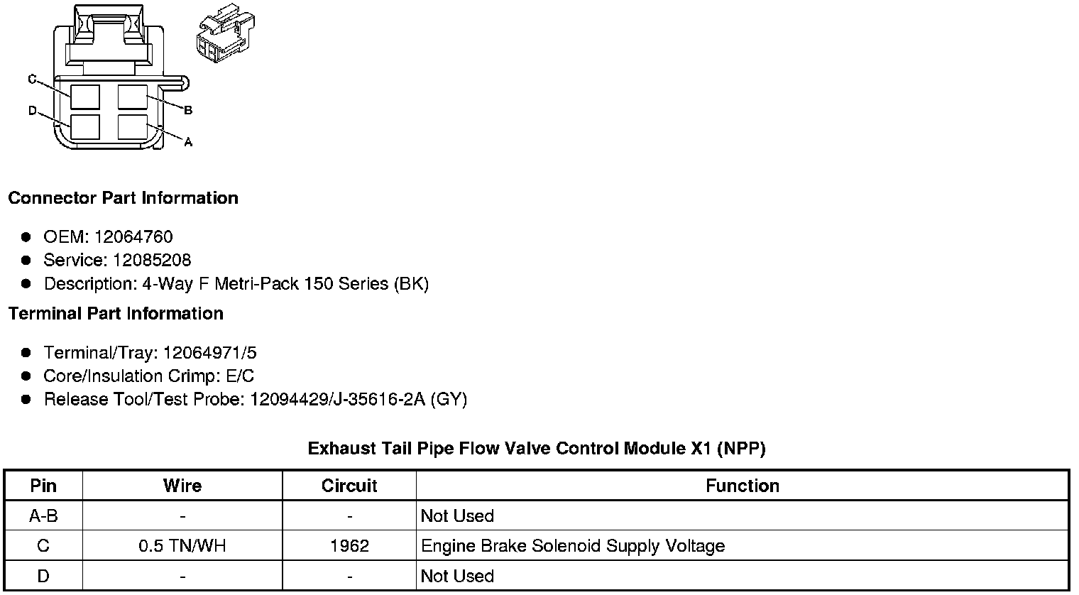Factory service manual diagram