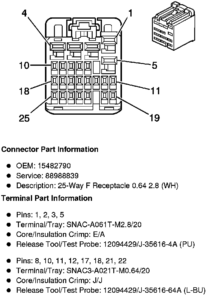 Factory service manual diagram