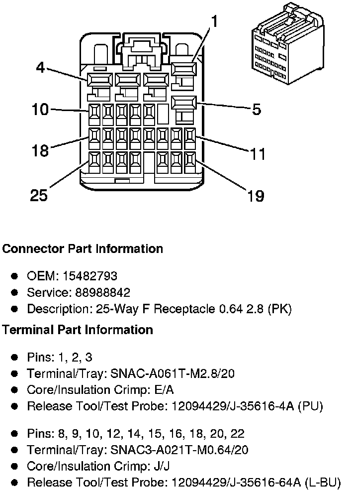 Factory service manual diagram
