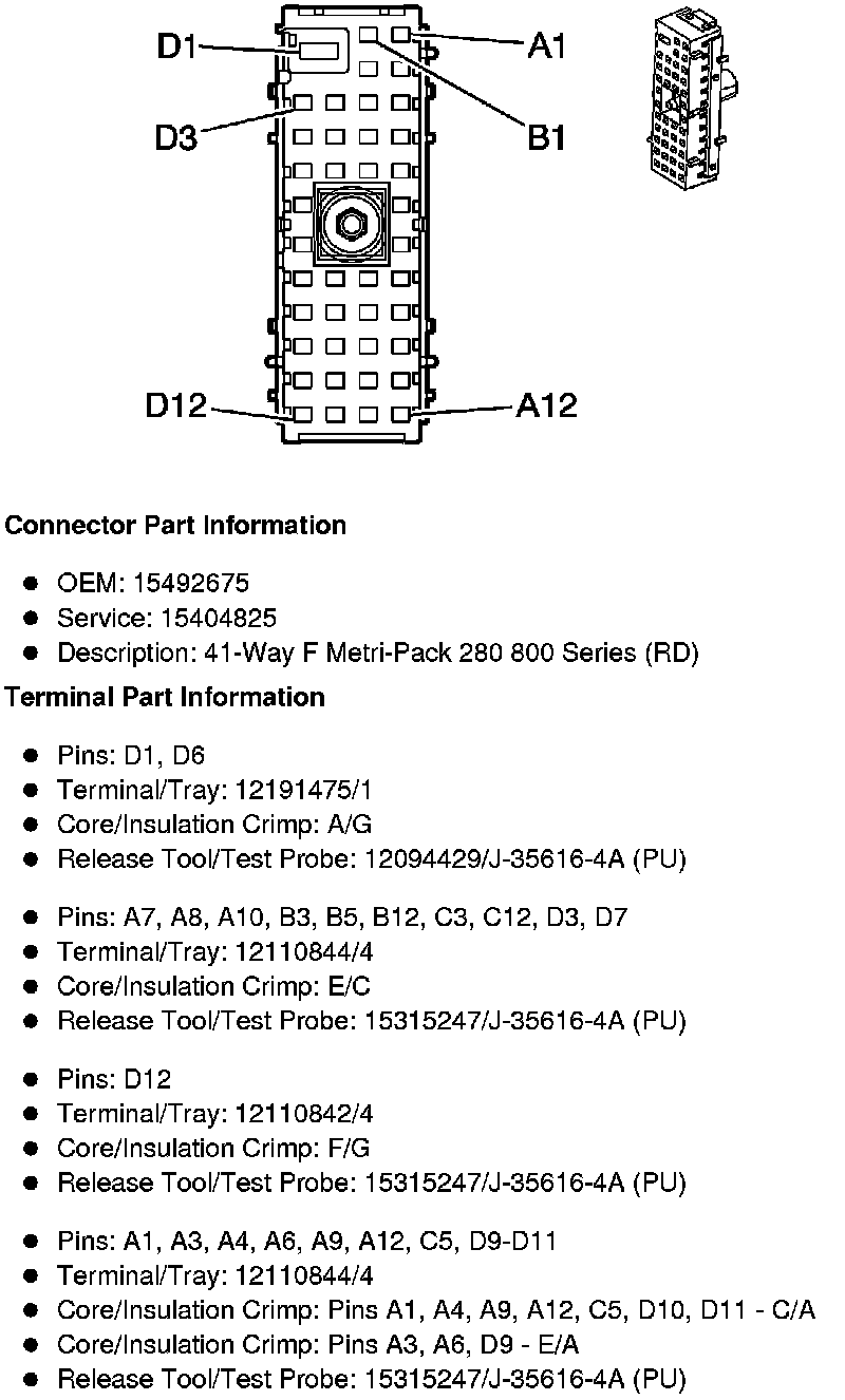 Factory service manual diagram