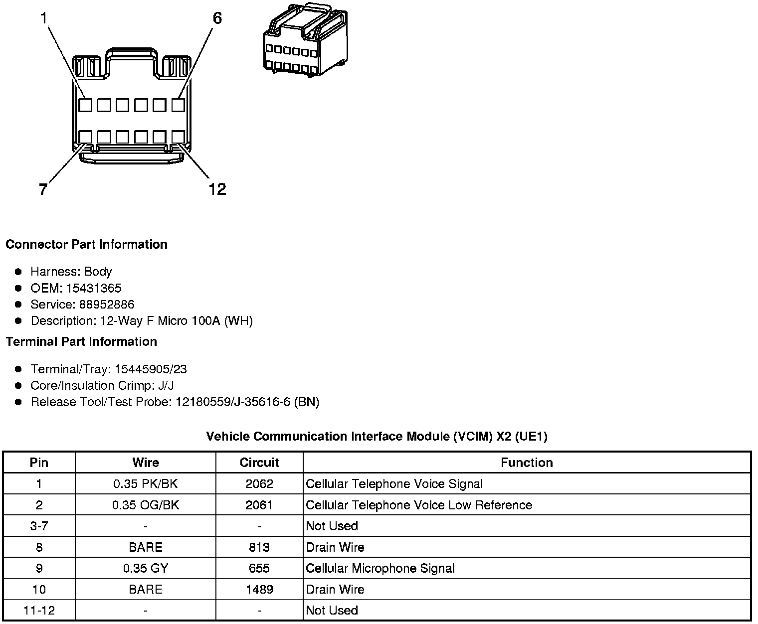 Factory service manual diagram