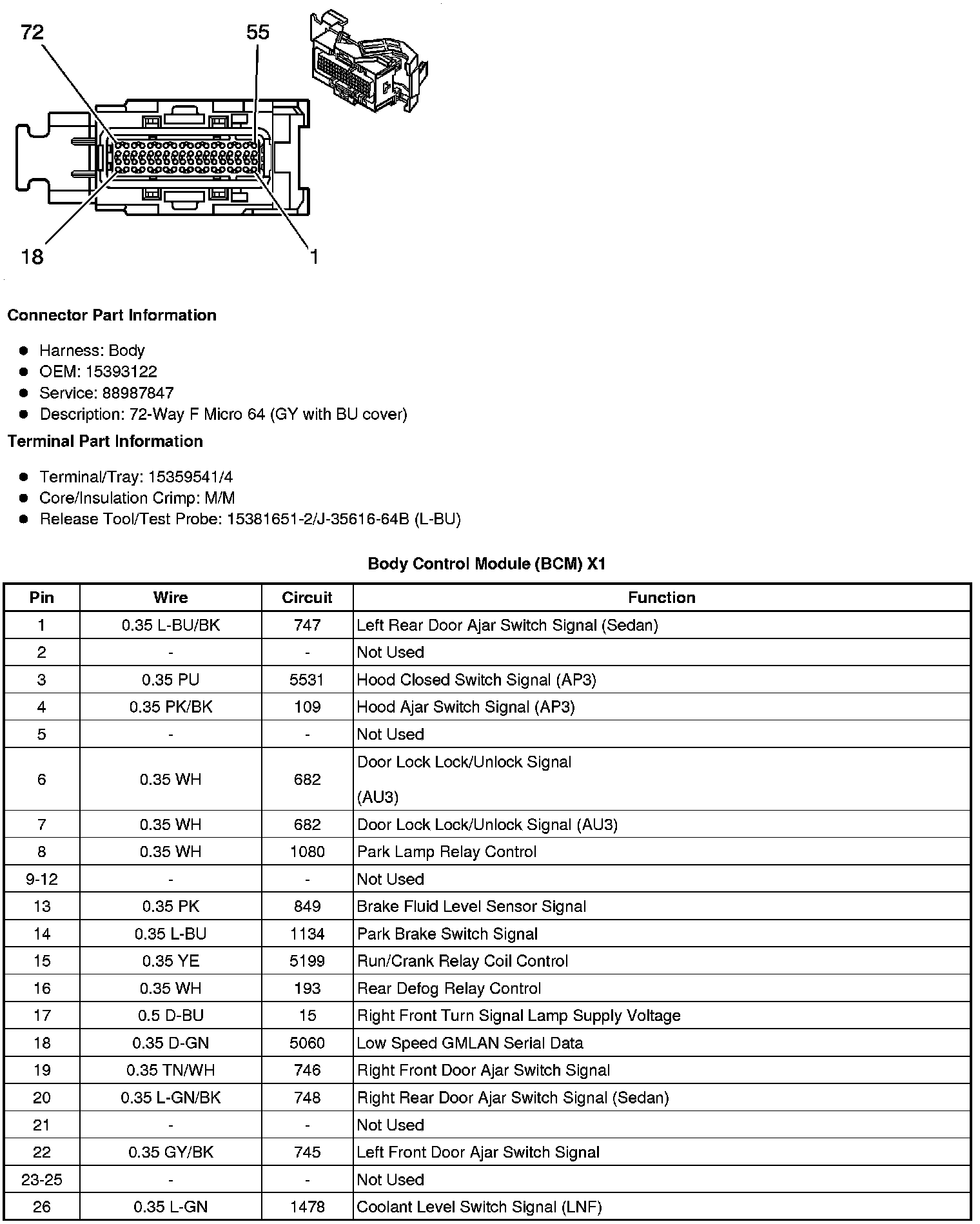 Factory service manual diagram