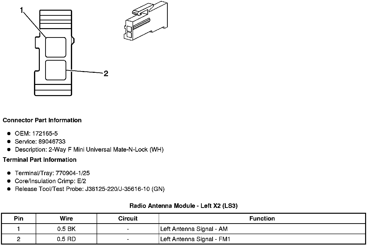 Factory service manual diagram