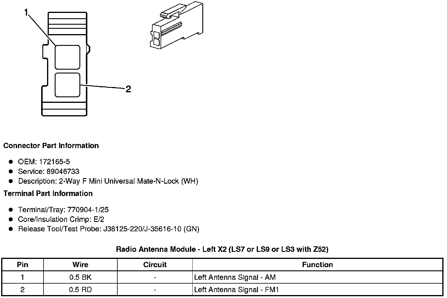 Factory service manual diagram