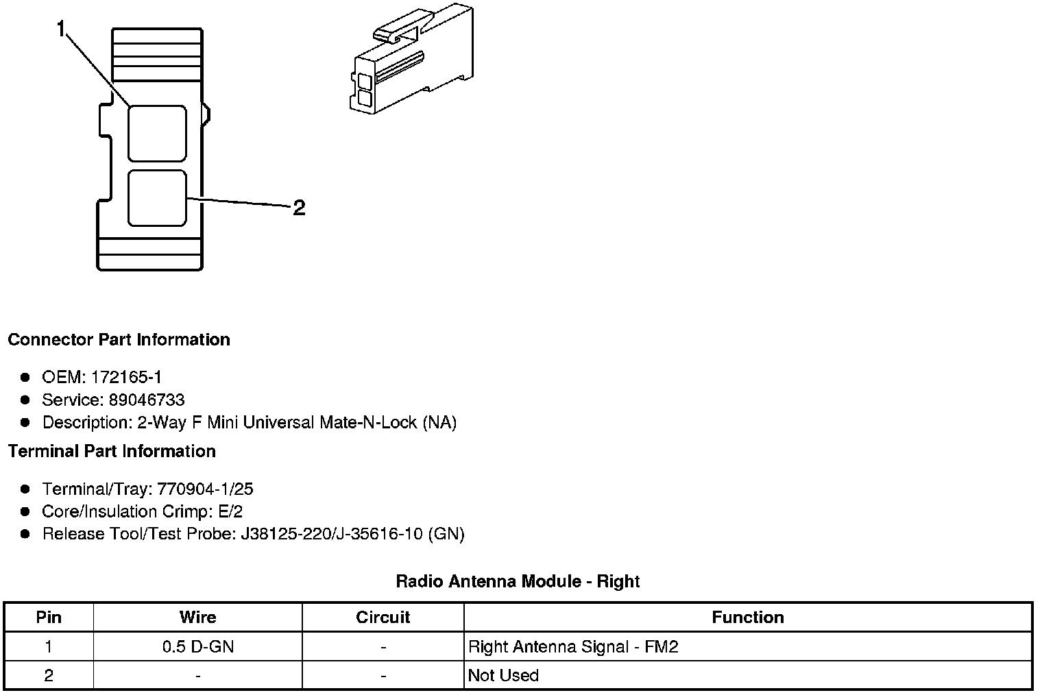 Factory service manual diagram