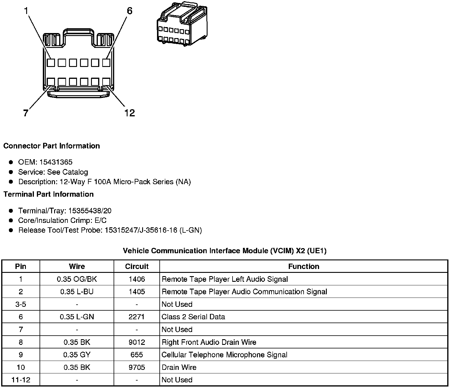 Factory service manual diagram