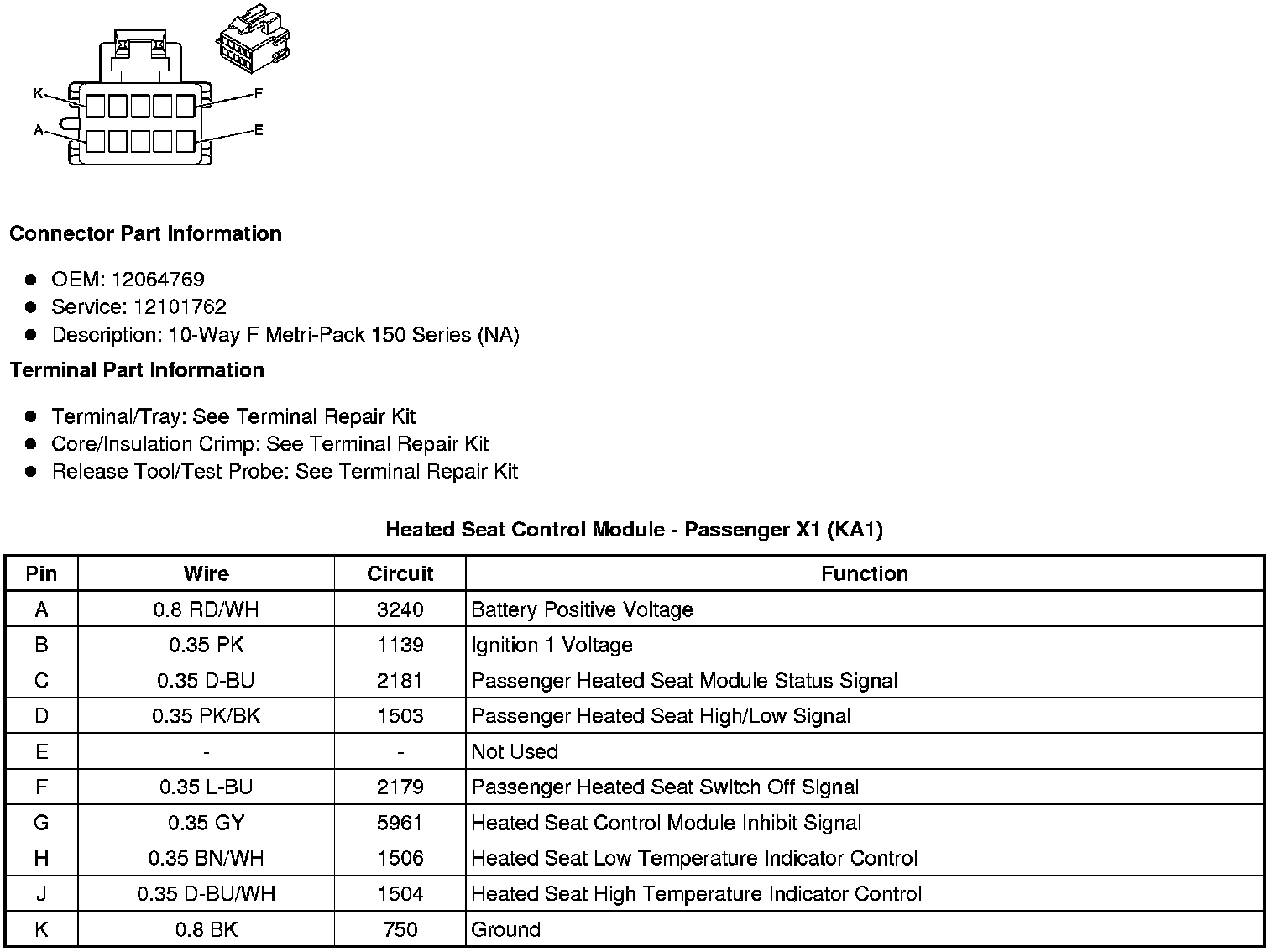 Factory service manual diagram