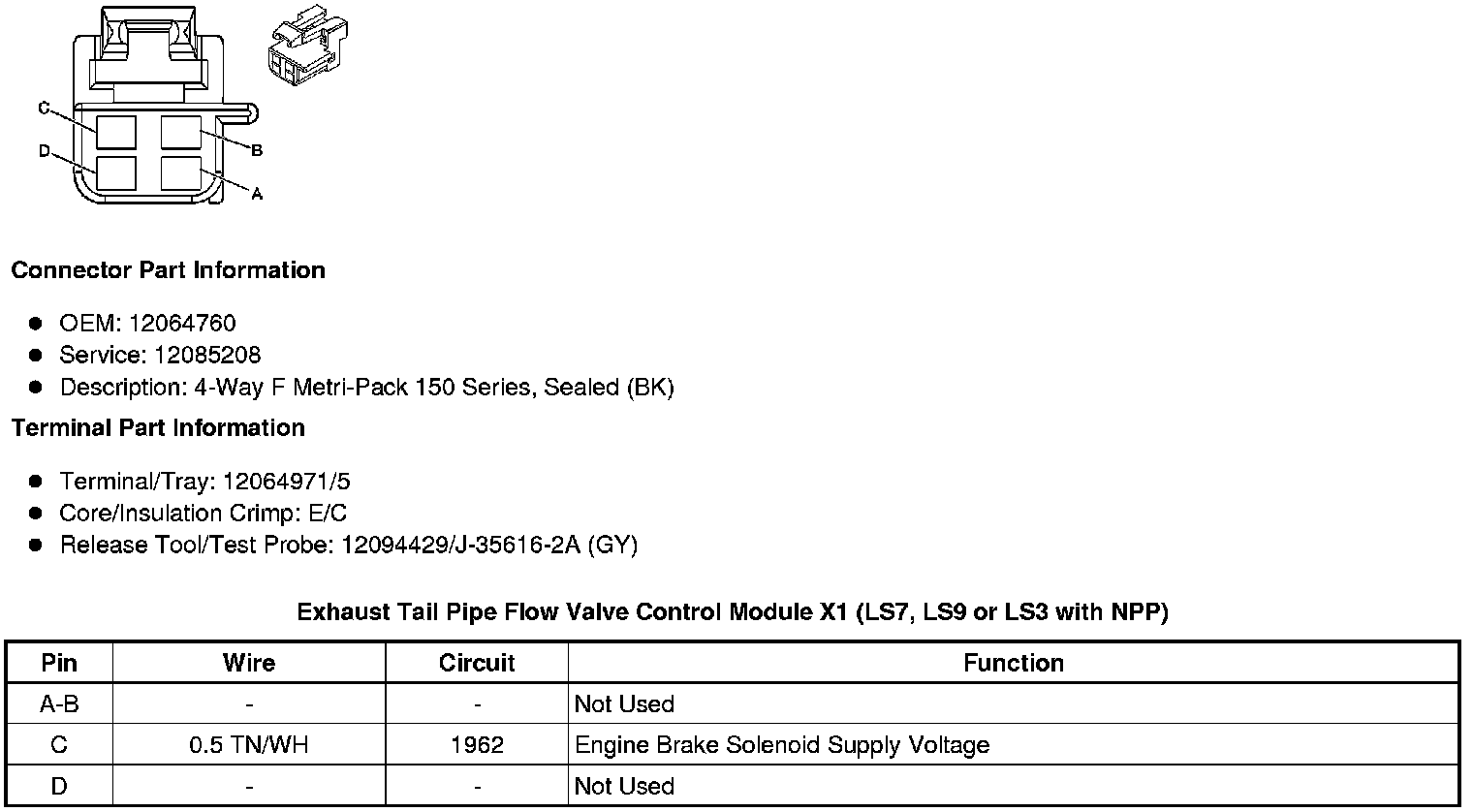 Factory service manual diagram