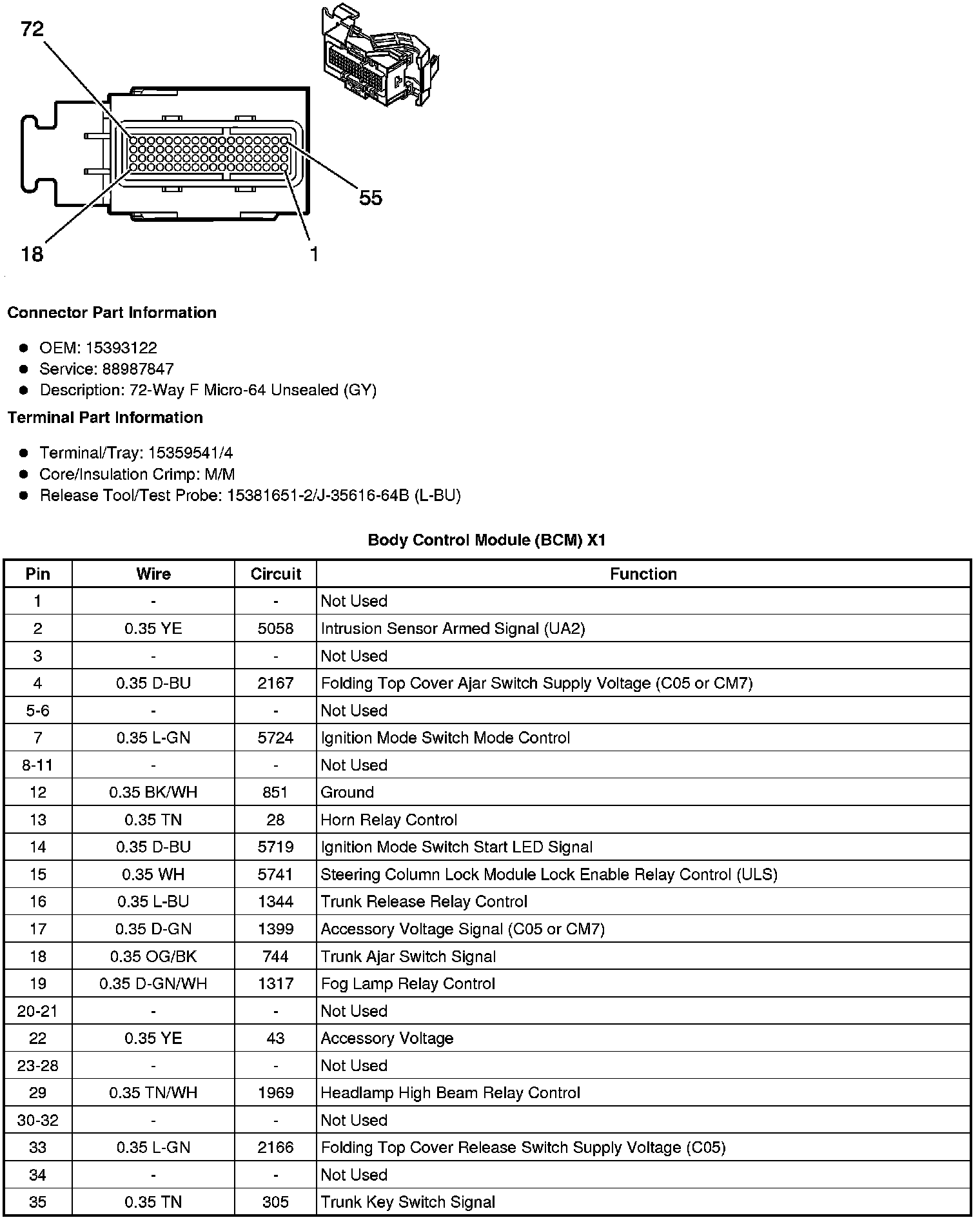Factory service manual diagram